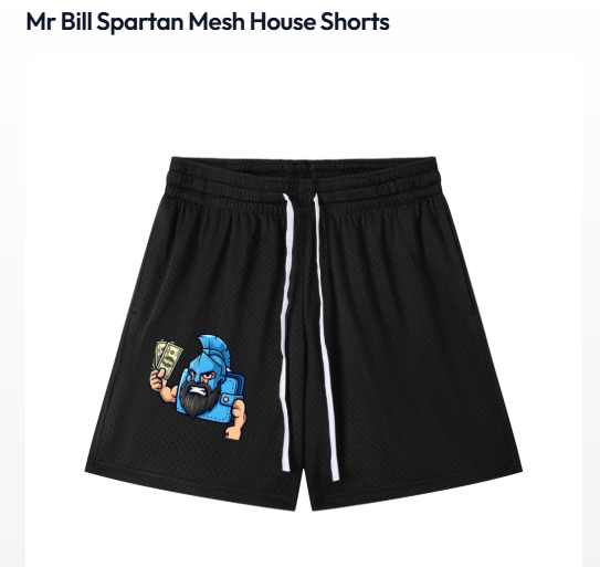 mr bill spartan shorts