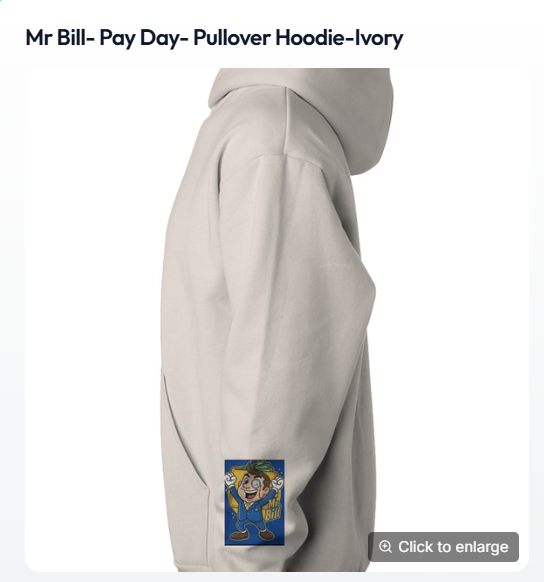mr bill -pay day - pullover hoodie