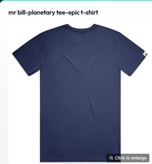 mr bill-planetary tee-epic t-shirt