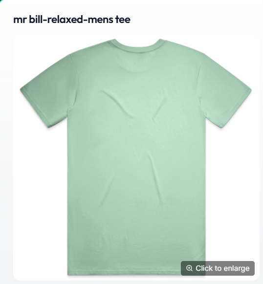 mr bill-relaxed position- tee