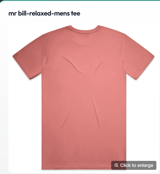 mr bill-relaxed position- tee