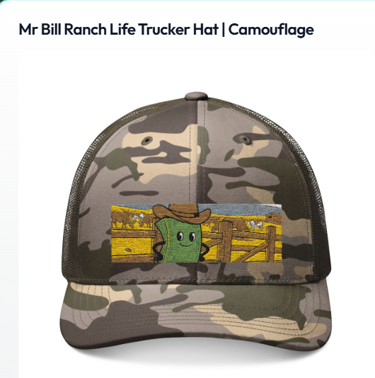 mr bill -ranch life-trucker cap