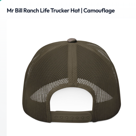mr bill -ranch life-trucker cap