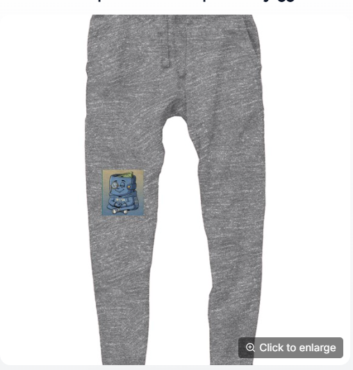 mr bill- relaxed position- premium joggers-QR-coded